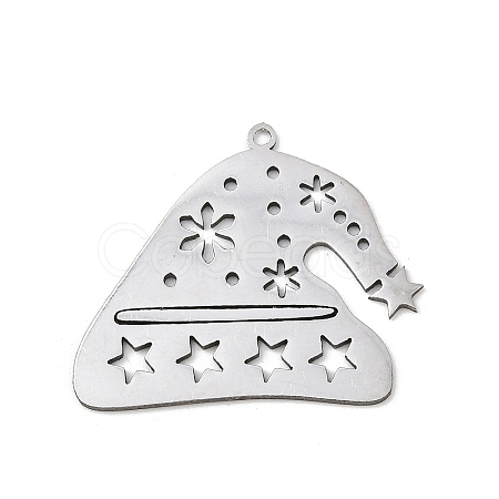 Christmas 201 Stainless Steel Pendants STAS-C156-01R-P-1