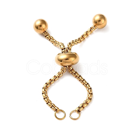 304 Stainless Steel Adjustable Finger Ring Findings STAS-P328-06A-G-1