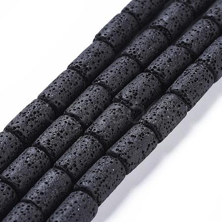 Natural Lava Rock Beads Strands G450-B11-1
