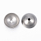 Tarnish Resistant 201 Stainless Steel Bead Cap, Apetalous, Stainless Steel Color, 12x5mm, Hole: 2mm