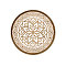 Wood Tray, Jewelry Plate, Flat Round with Flower, Flower, 300mm