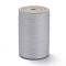 Round Waxed Polyester Thread String, Micro Macrame Cord, Twisted Cord, for Leather Sewing Stitching, Gainsboro, 0.3~0.4mm, about 174.98 Yards(160m)/Roll