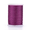 Polyester Metallic Thread, Magenta, 1mm, about 7.65 yards(7m)/roll