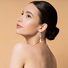 80Pcs Brass Hoop Earrings Findings FIND-DR0001-65B-5