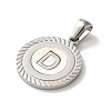 304 Stainless Steel Pendants STAS-I204-D-P-2