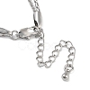 Brass Multi-strand Necklaces for Women NJEW-Q344-03P-3