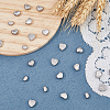 24Pcs 4 Style 304 Stainless Steel Beads STAS-DC0014-50-4