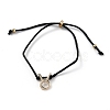 Adjustable Polyester Cord Slider Bracelets LS-BJEW-H540-A04-G-4