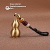 Detachable Brass Gourd Feng Shui Hanging Ornament for Wealth & Success KEYC-WH0036-17G-6