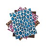 4 Pcs 4 Colors PU Heat Transfer Film DIY-SZ0001-92-1