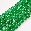 Imitation Austrian Crystal Bead Strands G-M181-6mm-15A-1