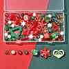100Pcs 19 Styles Christmas Acrylic Beads MACR-FS0002-33-7