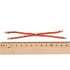 Adjustable Nylon Cord Slider Bracelet Making MAK-F026-A-P-6