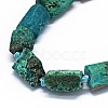 Natural Chrysocolla Beads Strands G-O170-111-3