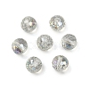 Transparent Electroplate Glass Beads EGLA-N002-31-G08-1