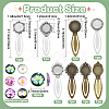 DIY Flat Round Bookmark Making Kits DIY-SC0032-07A-2
