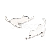 Alloy Kitten Cabochons PALLOY-WH0072-73E-S-2