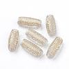 Plating Transparent Acrylic Beads PACR-Q115-49-1