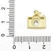 Brass Pave Cubic Zirconia Pendants KK-Z120-58B-G-3