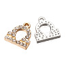 2 Sets 2 Colors Zinc Alloy Pendants ALRI-FW0001-02-3