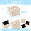 Square Cardboard Paper Ring Gift Storage Boxes CON-TAC0001-17F-4