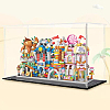 Transparent Plastic Minifigure Display Cases ODIS-WH0029-72C-4