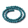 Natural Lava Rock Round Bead Strands G-I124-6mm-09-3
