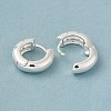 Clear Cubic Zirconia Star Hoop Earrings EJEW-C022-01S-2