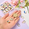 60Pcs 10 Styles Alloy Enamel Pendants ENAM-CJ0002-69-4