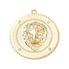 Brass Micro Pave Clear Cubic Zirconia Pendants KK-CBA3EDE-06G-A-1