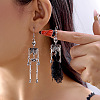 Zinc Alloy Enamel Dangle Earrings FS-WG84531-04-1