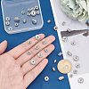 40Pcs 4 Style 316 Surgical Stainless Steel Spacer Beads RB-UN0001-07-5