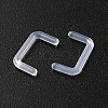 Acrylic L-Shaped Nose Ring AJEW-YW0001-06K-3