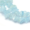 Natural Aquamarine Beads Strands G-P332-75-3