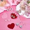 36Pcs 3 Colors Acrylic Earring Display Board EDIS-PH0001-96-4