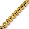 Electroplate Non-magnetic Synthetic Hematite Beads Strands G-I095-01-3