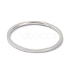 Non-Tarnish 1mm Polished Plain Dome Finger Ring for Girl Women RJEW-C012-02G-P-1
