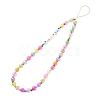 Word LOVE Acrylic Mobile Straps HJEW-YW0001-04-1