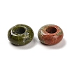 Natural Unakite European Beads G-R488-02M-2