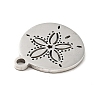 Non-Tarnish 201 Stainless Steel Pendants X-STAS-E015-04P-3
