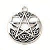 Tibetan Style Alloy Pendants PALLOY-M217-22AS-1
