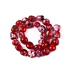 Dyed Natural Agate Beads Strands G-T138-229A-2