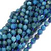 Natural Apatite Beads Strands G-O201B-04-1