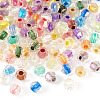 2Bags 200Pcs Transparent Glass Beads GLAA-TA0003-44I-2