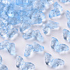 Transparent Spray Painted Glass Beads GLAA-S190-018A-05-1