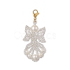 Angel Glass Pendants Decorations HJEW-MZ00006-03-1