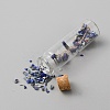 Natural Lapis Lazuli Chips Bonsai Tree in Column Glass Wish Bottles AJEW-WH0348-07E-2