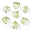Spray Painted Transparent Glass Beads GLAA-T022-26-A03-1