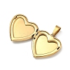 304 Stainless Steel Locket Pendants STAS-H255-02G-08-2