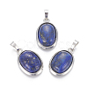 Natural Dyed Lapis Lazuli Pendants G-L512-D07-1